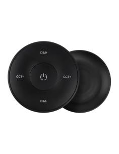 Mando Mini RF monocolor+CCT ROUND táctil, negro 2