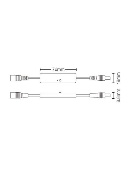 Controlador MINI 2.4G mono DC12-24V 6A