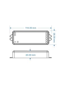 Controlador Relay 4 en 1 (MONO, CCT, RGB, RGBW) 2