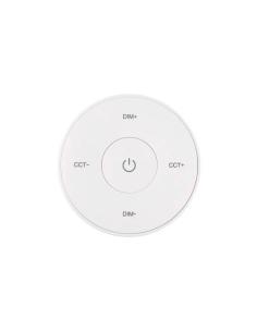 Mando Mini RF monocolor+CCT ROUND táctil, blanco