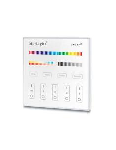 Mando 4 zonas RGB+CCT táctil empotrable T4