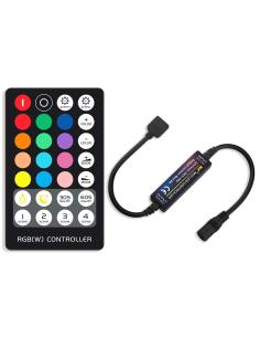 Controlador RF Mini tira LED RGBW + mando