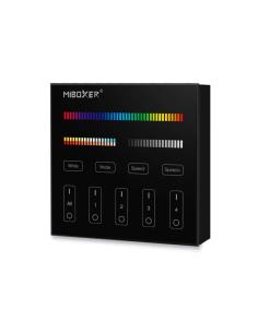 Mando 4 zonas RGB+CCT táctil B4, negro