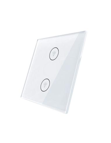 Frontal 1x cristal blanco, 2 botomes