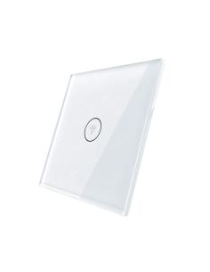 Frontal 1x cristal blanco, 1 botón