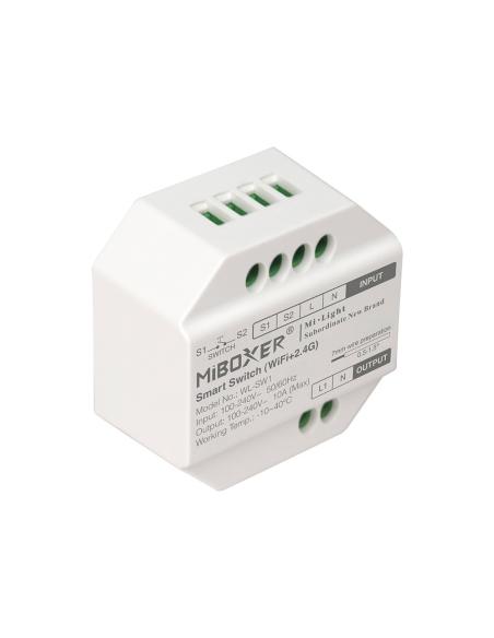 Smart Switch WiFi + 2.4G , AC100-240V, 10A, Alexa / Google Home