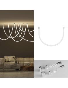 Kit accesorios NEON ⦰24mm instalación doble techo 2