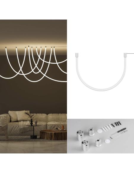 Kit accesorios NEON ⦰24mm instalación doble techo
