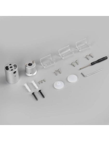 Kit accesorios NEON ⦰24mm instalación pared