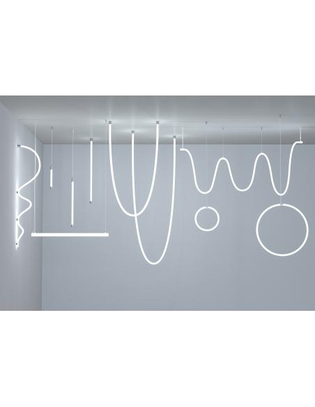 Kit accesorios NEON ⦰24mm instalación pared