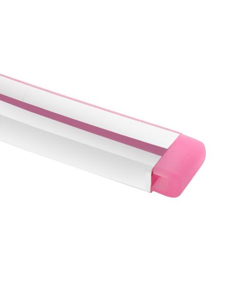 Tapa NEON silicona 6x12mm color ambar, interior, pack 10pcs