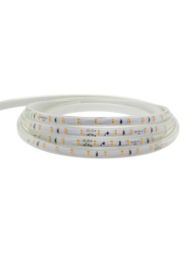 Tira LED 220V SMD2835, 60Led/m, 1 metro con conectores rápidos, 20cm corte