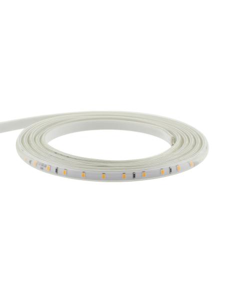 Tira LED 220V SMD2835, 60Led/m, 1 metro con conectores rápidos, 20cm corte
