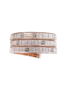 Tira LED 220V SMD5050, 120Led/m, RGB, 2 filas, 1 metro