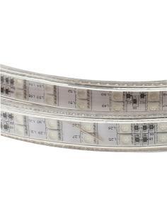 Tira LED 220V SMD5050, 120Led/m, RGB, 2 filas, 1 metro 2