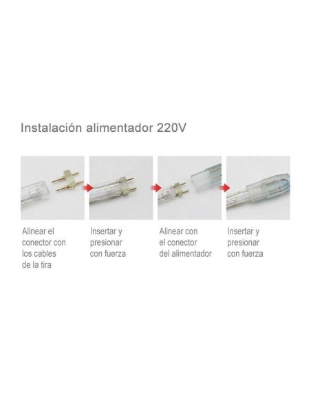 Tira LED 220V SMD2835, 120Led/m, 1 metro