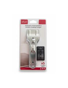 Rasqueta vitrocerámica + 5 cuchillas 8435051300106 29119 SILEX 2