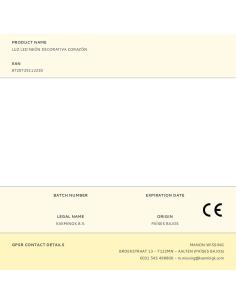 Luz led neón decorativa corazón 8720725112230 30210 LUMINEO 2