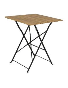 Set jardín mesa y 2 sillas plegables leeds marrón 8720725449374 70187 OUTDOOR LIVING BY DECORIS 2