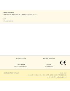 Detector de monóxido de carbono con pantalla digital 11,1 x 8 x 3,8 cm 8711252260136 03930 GRUNDIG 2