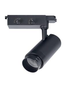 Foco carril Monofásico PIKE RAIL LED 15-20-25-30-35W, 3CCT, 15º-60º, negro