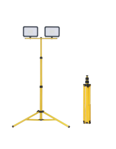 TRIPODE TELECÓPICO DOBLE 1.6 METROS AMARILLO