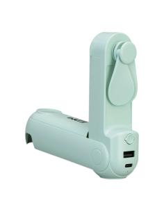 Ventilador de mano plegable con linterna y powerbank, colores surtidos, 3,7 x 11,9 cm 8425998330670 33067 EDM 2