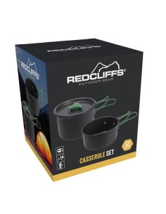 Cacerolas de aluminio anodizado ø13 x 9 cm /ø12 x 6 cm 8721037356343 70706 REDCLIFFS 2