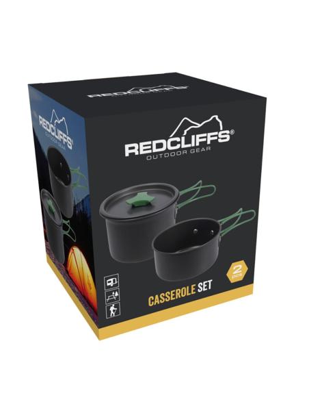 Cacerolas de aluminio anodizado ø13 x 9 cm /ø12 x 6 cm 8721037356343 70706 REDCLIFFS
