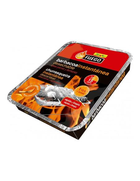 Barbacoa instantánea desechable okfuego 8426584502822 74137 FLOWER