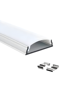 Perfil LED de superficie 3 flexible de 17,4x5,8 mm