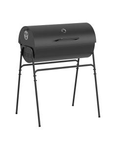 Barbacoa carbón xl con tapa, negra, 76,8 x 40,5 x 103,3 cm 8425998741278 74127 GOURMET KITCHEN