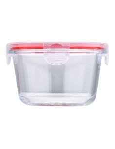 Fiambrera hermética redonda borosilicato toledo, 500 ml, ø12,5 x 7 cm 6924299384105 14456 SAN IGNACIO 2