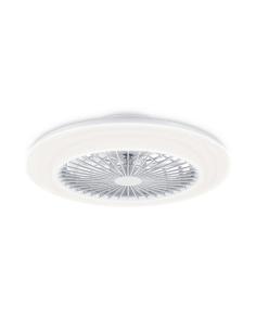 Ventilador de techo, led 3 cct, dc 25 w + led 60 w, modelo amigo, blanco con difusor opal, ø57,5 cm 8720169260627 33092 PHILIPS