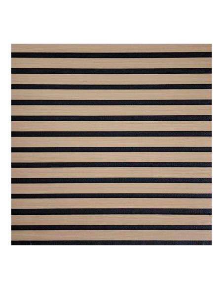 Revestimiento autoadhesivo 3d, color roble con fondo de fieltro gris antracita, loseta de 58x58cm, 6 unidades 8421272300506 2202