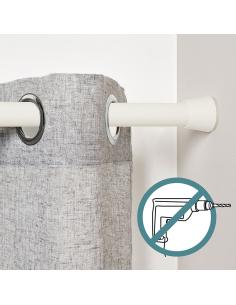 Barra extensible multiuso a presión sin taladro, blanca, ø2,8 - 2,5 x 140 - 250 cm 8413936065852 68707 CINTACOR - STORPLANET 2