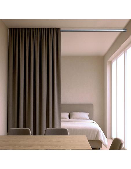 Barra extensible multiuso a presión sin taladro, plata, ø2,8 - 2,5 x 140 - 250 cm 8413936065937 68715 CINTACOR - STORPLANET