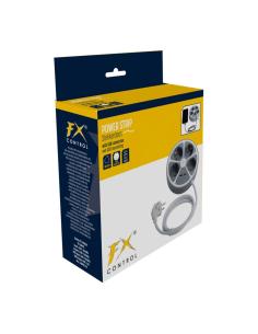 Base de enchufe múltiple 4 tomas redonda + usb, 1,4m cable 8721037572040 20560 FX CONTROL 2