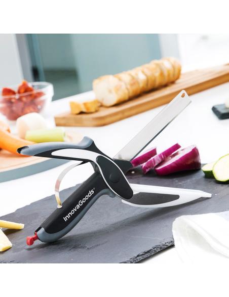 Cuchillo - tijera con mini tabla de cortar integrada 8435527812881 56500 INNOVAGOODS