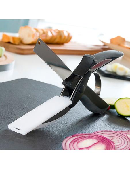 Cuchillo - tijera con mini tabla de cortar integrada 8435527812881 56500 INNOVAGOODS