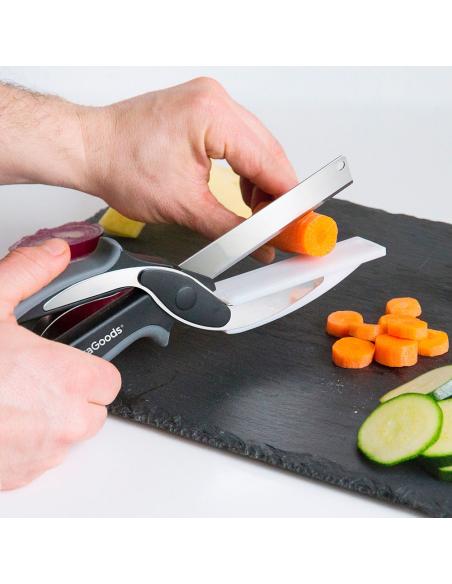 Cuchillo - tijera con mini tabla de cortar integrada 8435527812881 56500 INNOVAGOODS
