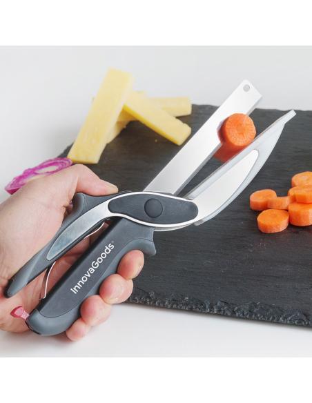 Cuchillo - tijera con mini tabla de cortar integrada 8435527812881 56500 INNOVAGOODS