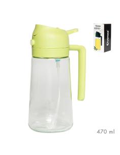 Aceitera 2 en 1 antigoteo/ spray, verde, 430 ml 8434504111511 56041 OVENZA