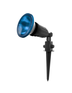 Proyector De Jardín 30w Azul Simple E27