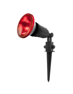 Proyector De Jardín 30w Rojo Simple E27