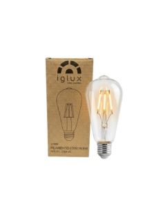 Lámpara LED Filamento Edison ST64 6W 2700ºk