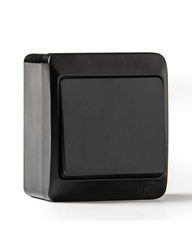Conmutador estanco ip44, 16a 250 v, negro 8429760820796 40963 FAMATEL
