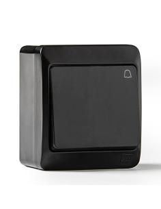 Pulsador estanco ip44, 16a 250 v, negro 8429760820819 40964 FAMATEL