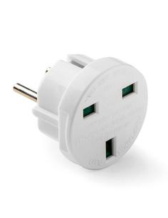 Adaptador europeo - inglés, 7,2a 1250 v, blanco 8425998409772 40977 FAMATEL
