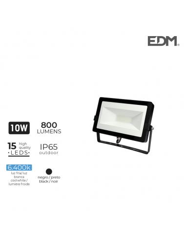 EDM Foco proyector led  10w 6400k 800 lumens  edm - Imagen 1